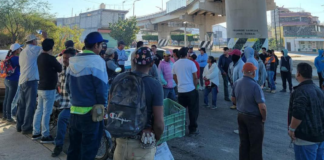 Bloquean crucero Cuatro Caminos por desaparición de inspector
