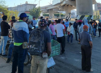 Bloquean crucero Cuatro Caminos por desaparición de inspector