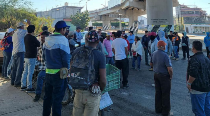 Bloquean crucero Cuatro Caminos por desaparición de inspector