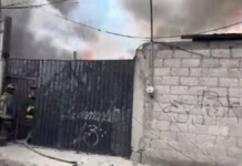 Incendio en Amozoc deja sin electricidad a vecinos; no hay lesionados