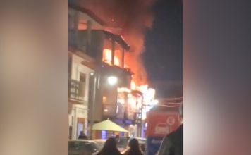 Sofocan incendio en establecimiento de San Andrés Cholula