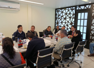 Cuautlancingo realiza mesa de seguridad con San Pedro Cholula