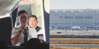 Piloto retiene avión en el AICM por protesta laboral