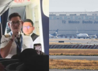 Piloto retiene avión en el AICM por protesta laboral