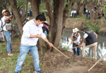 Avanzan trabajos de saneamiento del río Atoyac