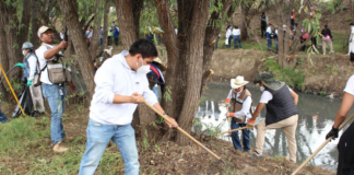 Avanzan trabajos de saneamiento del río Atoyac