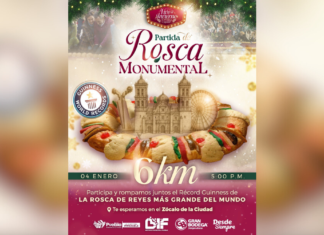 Puebla busca romper récord Guinness con rosca de Reyes monumental