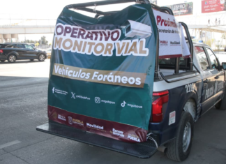 Sancionan a 120 conductores por exceso de velocidad en Puebla