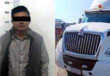 SSP Puebla recupera tractocamión robado en persecución