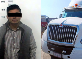 SSP Puebla recupera tractocamión robado en persecución