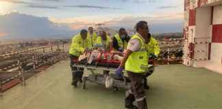 SUMA realiza traslado aéreo de paciente con traumatismo craneoencefálico