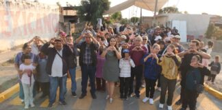 Tonantzin Fernández entrega rehabilitación de calle en Santa María Acuexcomac