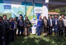 Lupita Cuautle entrega sistema de captación pluvial en CEDAT de San Andrés Cholula