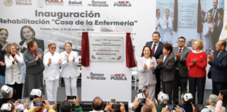 Inauguran rehabilitación de la Casa de la Enfermería en Puebla