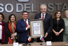 Congreso conmemora 135 años de relación diplomática México-Rusia