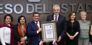 Congreso conmemora 135 años de relación diplomática México-Rusia