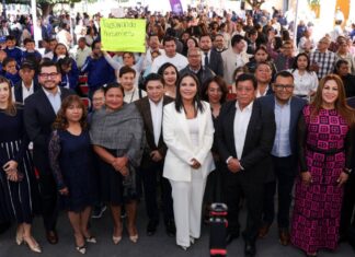 Lupita Cuautle destaca disminución de inseguridad en San Andrés Cholula