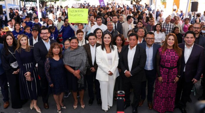 Lupita Cuautle destaca disminución de inseguridad en San Andrés Cholula