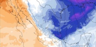 Frente Frío Número 32 afectará a Puebla del 30 de enero al 2 de febrero