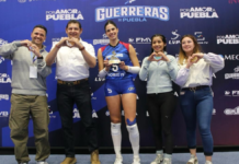 Guerreras de Puebla logran su primer triunfo en la Liga Nacional de Voleibol