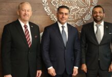 Harfuch se reúne con director del FBI para fortalecer coordinación bilateral