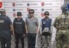 Aseguran drogas, arma y a cinco presuntos delincuentes en Huejotzingo
