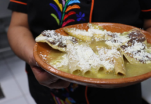 Proponen declarar a las enchiladas de Huauchinango como Patrimonio Inmaterial