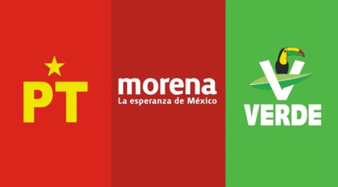 Morena, PT y PVEM se acercan para replicar coalición en Puebla