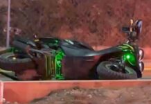 Motociclista muere tras derrapar en la Curva del Molino, Tehuacán