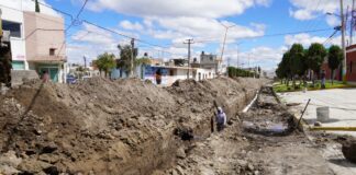 Texmelucan construyó 5 mil 300 metros lineales de drenaje sanitario