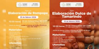 Impartirán talleres para elaborar rompope y dulce de tamarindo en Atlixco