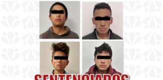 Cuatro son sentenciados a 80 años de prisión por secuestro en Ciudad Serdán