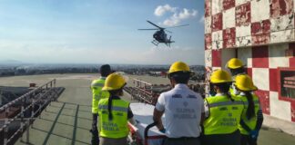 Puebla coordina traslado aéreo de paciente herido desde Morelos