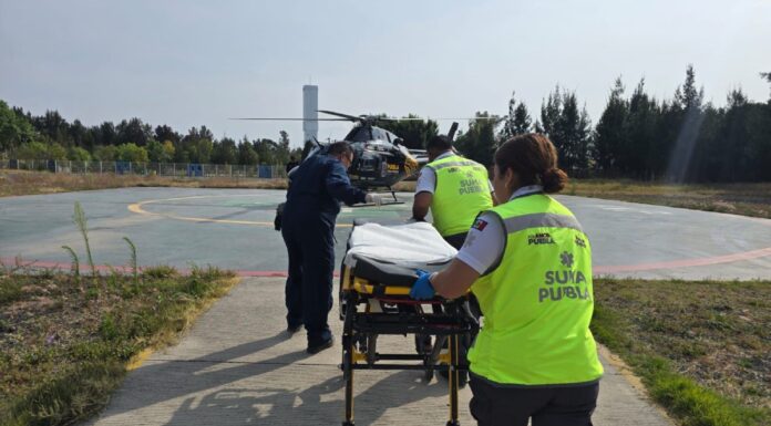 Menor es trasladado vía aérea desde Guadalupe Victoria al Hospital de la Niñez Poblana