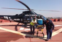 Trasladan por aire un hígado donado desde Zacatlán a CDMX