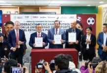 FMF y Puebla firman convenio para fortalecer formación de talentos en UDEP