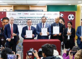 FMF y Puebla firman convenio para fortalecer formación de talentos en UDEP
