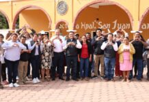 Pavel Gaspar inaugura obras comunitarias en San Pedro Yeloixtlahuaca