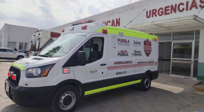 Trasladan a paciente con lesiones graves de Texmelucan a hospital de traumatología IMSS