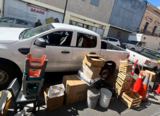 Mantienen operativo contra apartado ilegal de lugares en Puebla capital