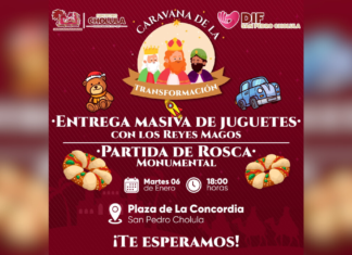 San Pedro Cholula anuncia “Caravana de la Transformación”
