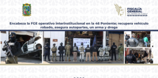 Catean inmuebles en la 46 Poniente tras denuncia por robo de vehículo