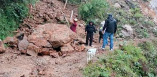Lluvias en Xochitlán de Vicente Suárez provocan deslaves