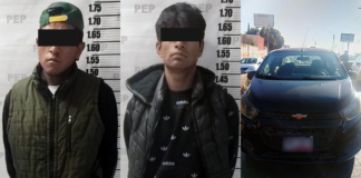 SSP recupera vehículo robado y detiene a probables responsables