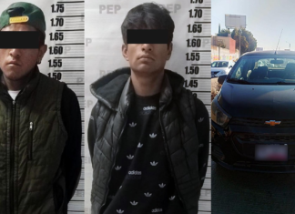 SSP recupera vehículo robado y detiene a probables responsables