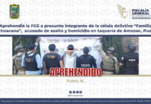 FGE captura a presunto delincuente ligado a la “Familia Michoacana”