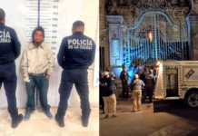 Detienen a presunto implicado en incendio de la Catedral de Puebla