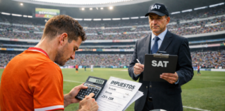 SAT fija impuestos para futbolistas extranjeros del Mundial 2026