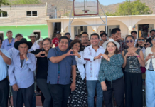 Concretan primera etapa del Parque Comunitario en Acatlán