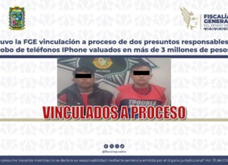Vinculan a proceso a dos hombres por robo de 98 teléfonos en Atlixco